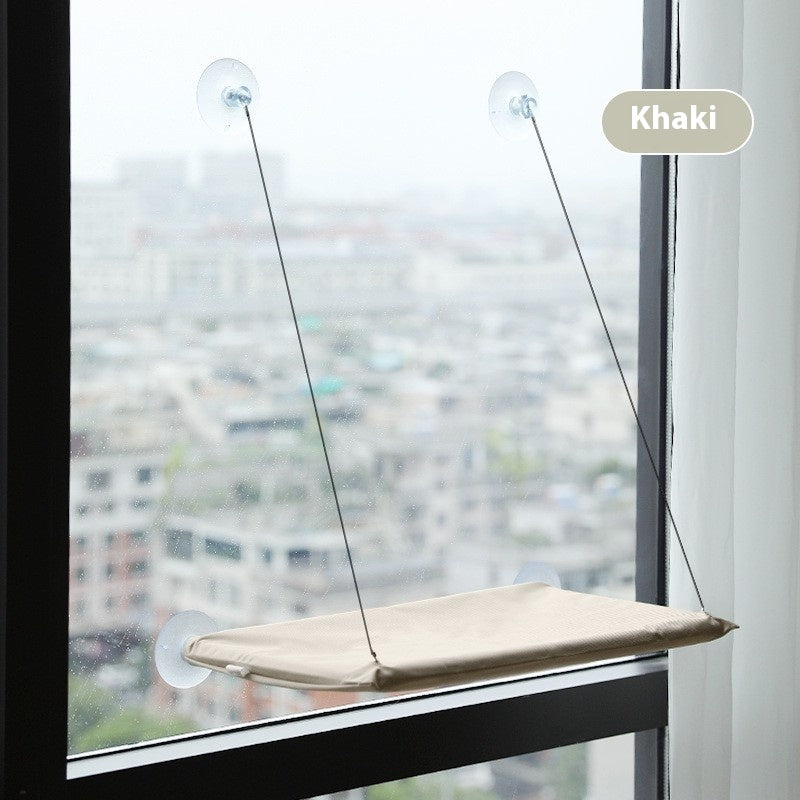 Cat Window Hammock with Strong Suction Cups – Sun Hanging Perch for Indoor Cats