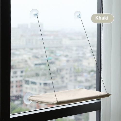Cat Window Hammock with Strong Suction Cups – Sun Hanging Perch for Indoor Cats