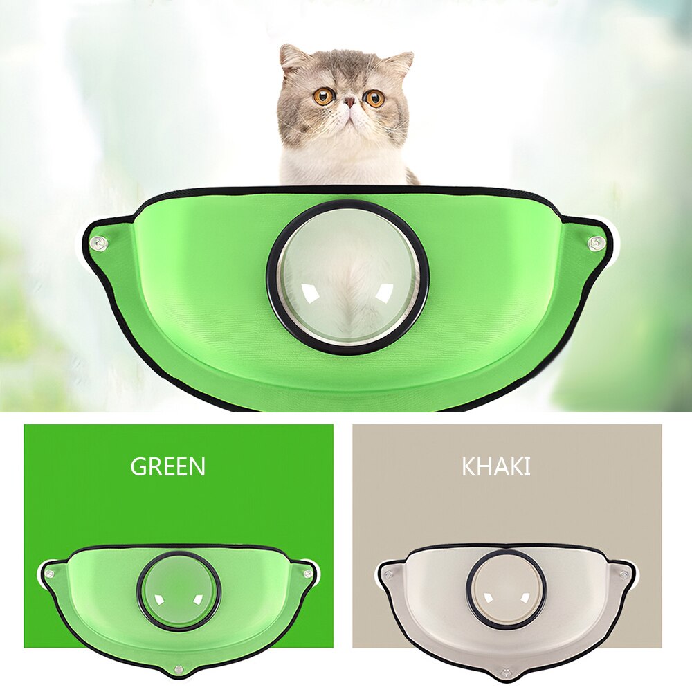 Pet Window Sill Cat Hammock – Suction Cup Mountable Cat Bed for Indoor Cats