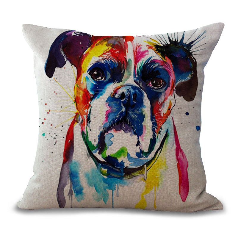 boxer dog print pillowcase home decor for dog lovers
