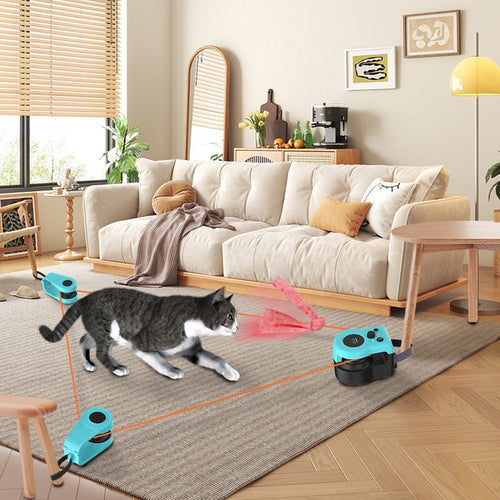 Interactive cat weight loss toy designed to encourage exercise and play