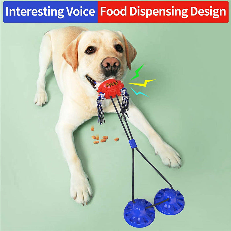 suction cup dog toy large indestructible chew toy for aggressive chewers