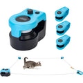 Sound-activated cat toy promoting movement and weight control