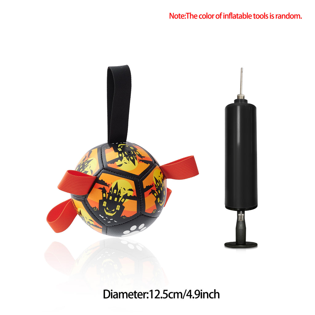 inflatable interactive dog toy soccer ball for training and outdoor exercise