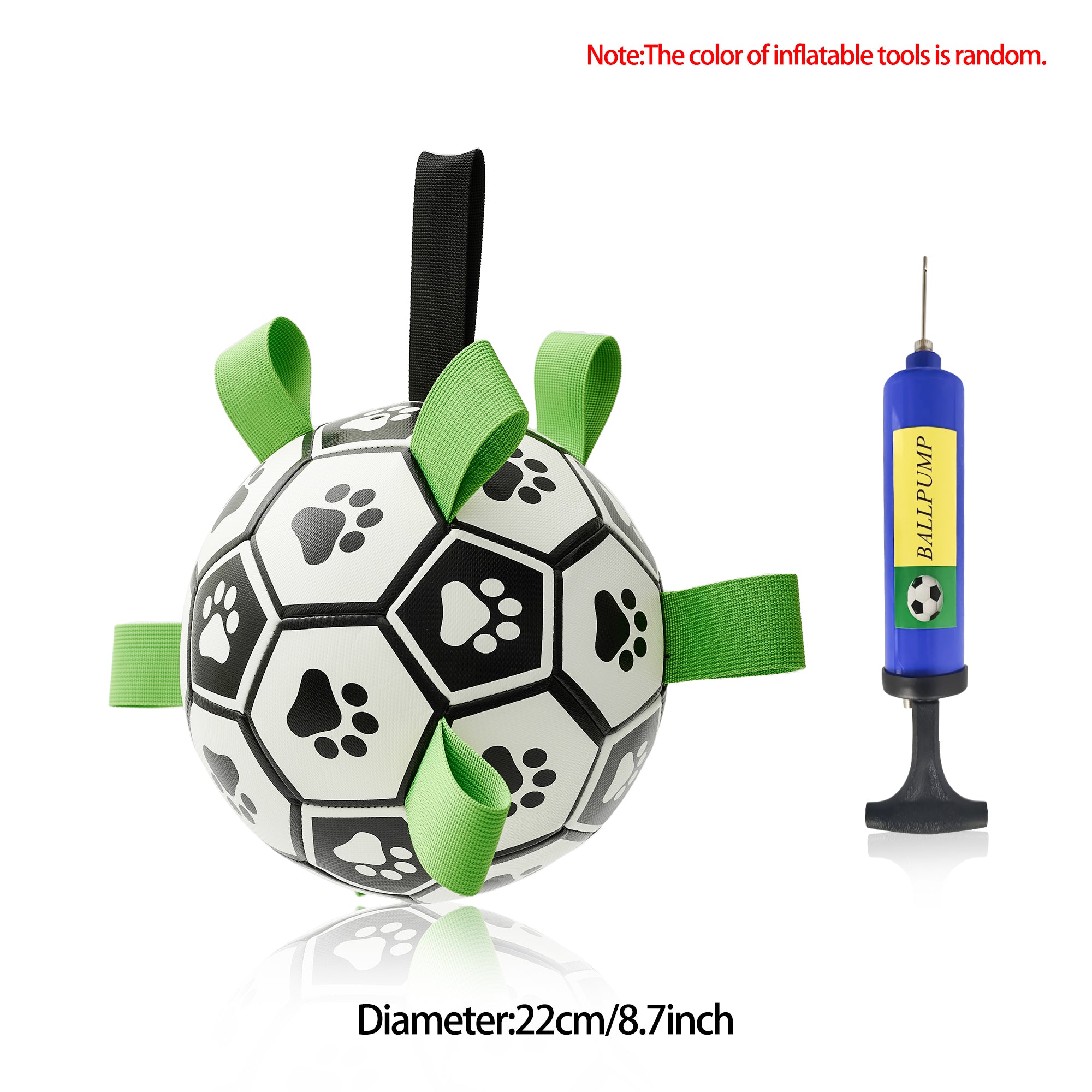 large dog interactive soccer ball toy for outdoor fetch and play