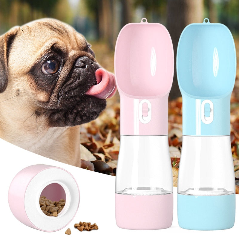 portable dog water dispenser leakproof travel bottle for outdoor and walking use