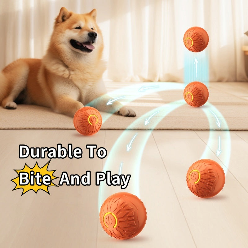 Electric jumping ball for dogs automatic luminous toy for interactive play and training