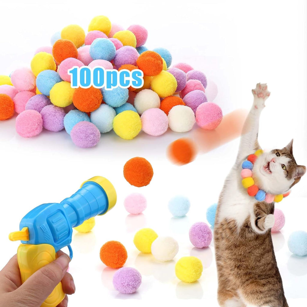 100 pc set cat toy 