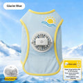 Cooling fan vest for dogs in multiple colours