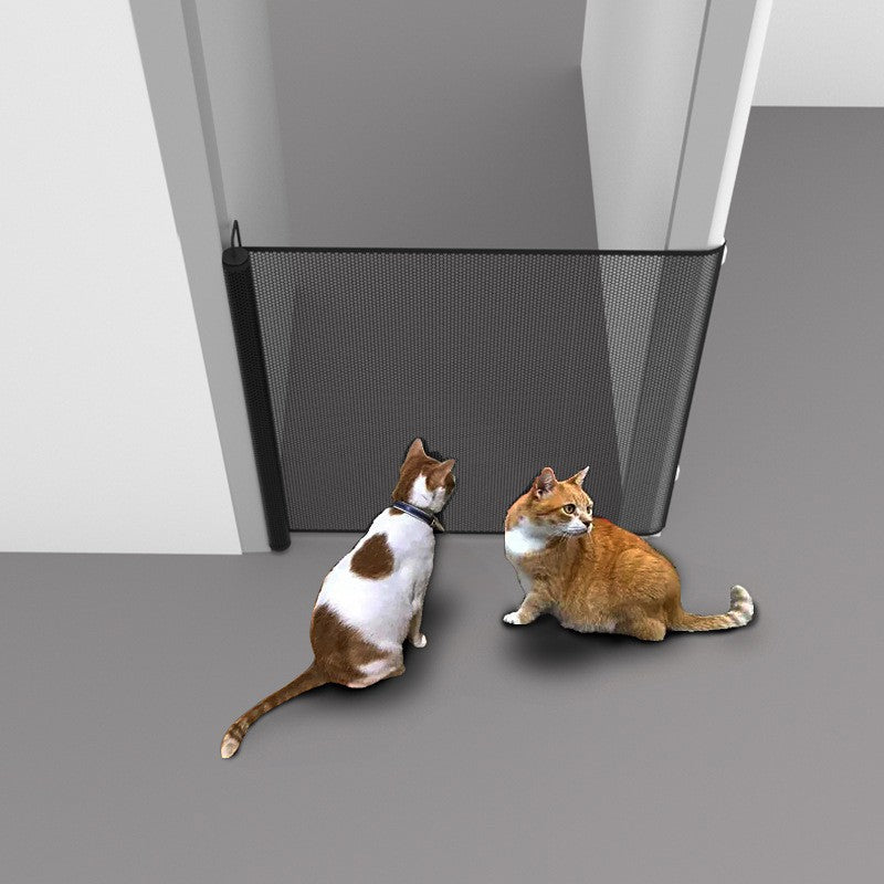 retractable indoor cat fence partition gate to protect pets
