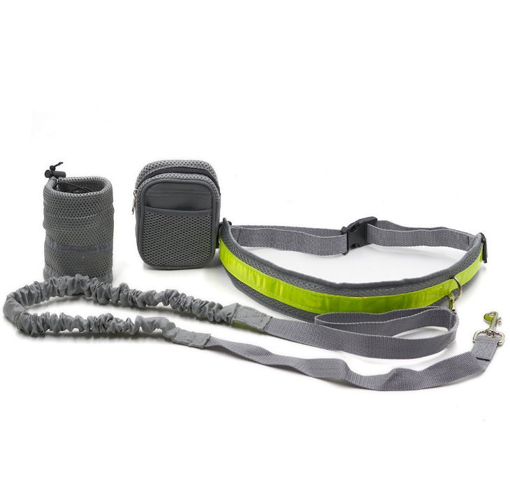  Grey Outdoor dog walking leash allowing freedom of movement