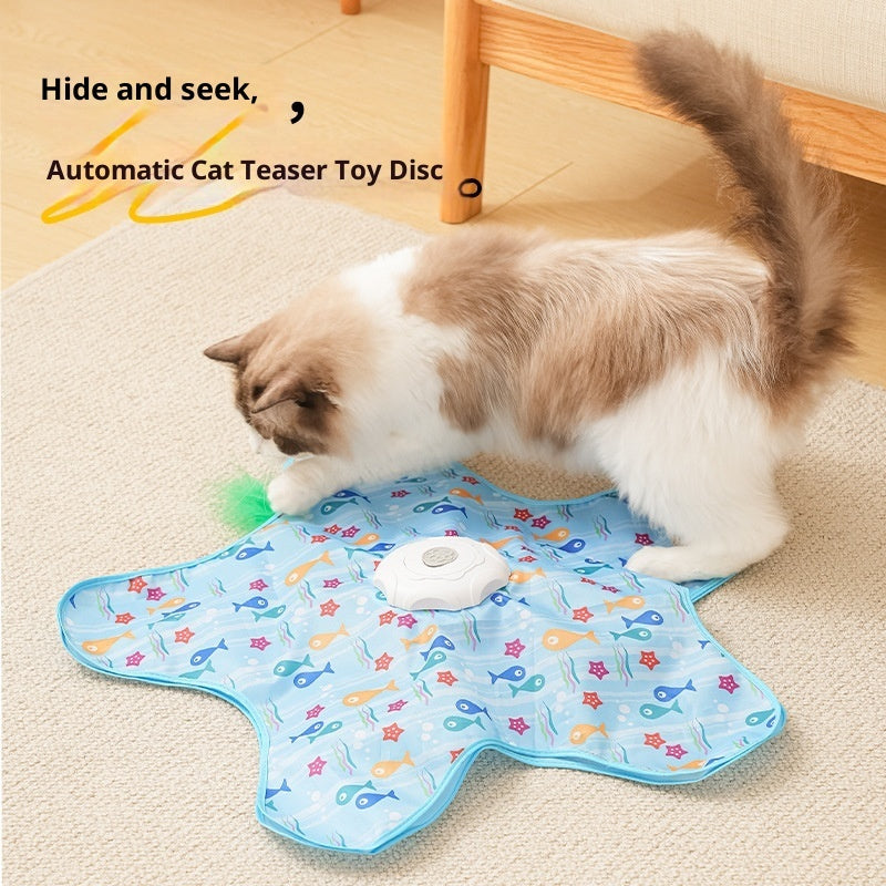 Electric hunting cat toy for active play and mental stimulation