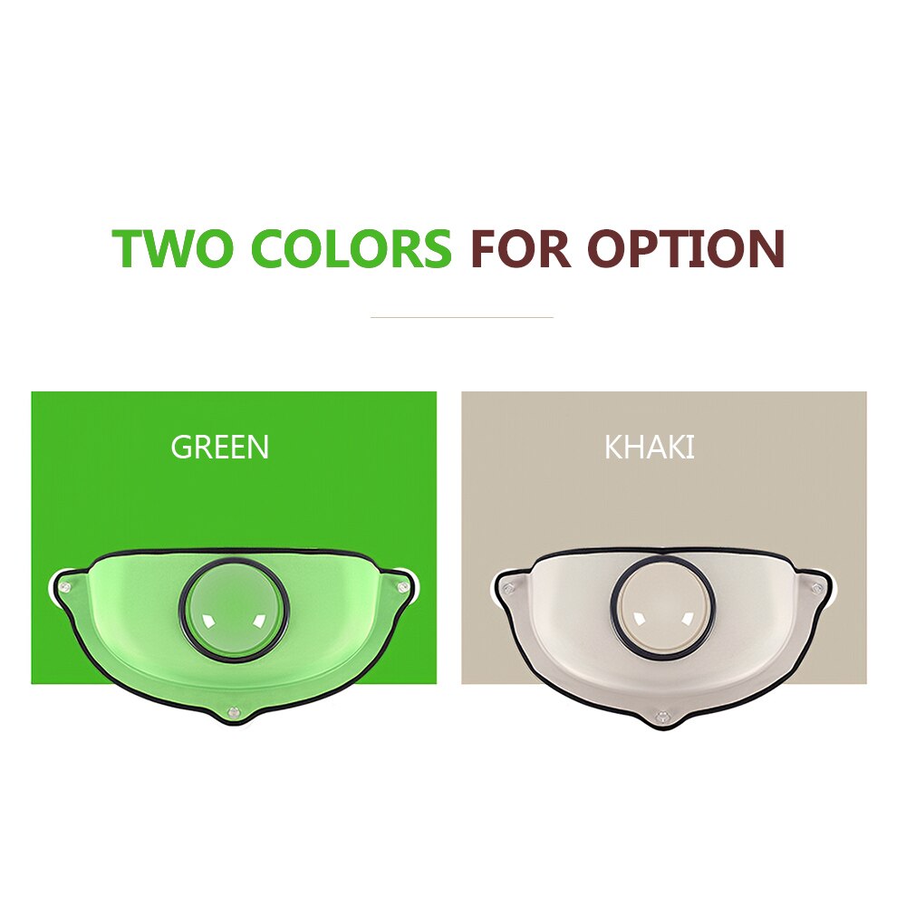 Two options for a product color choice: green and khaki.