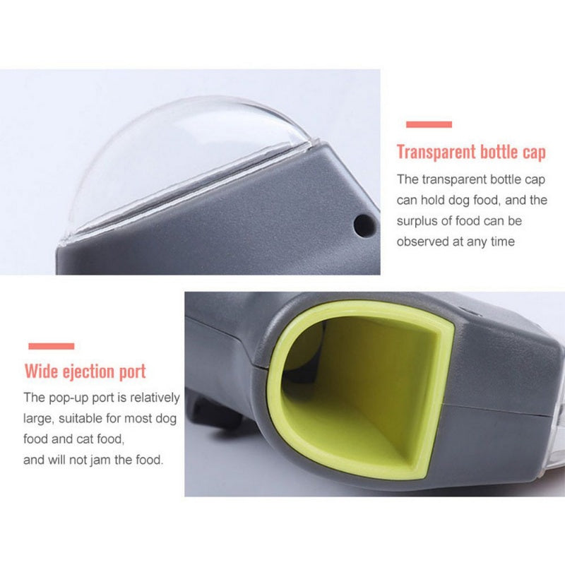 Interactive dog and cat toy dispensing treats for training and fun