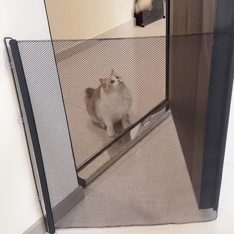 pet safety gate retractable cat fence partition indoor use