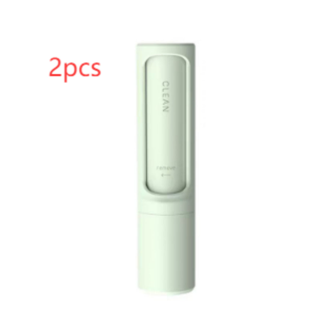 2-in-1 Reusable Pet Hair Remover Brush – Self-Cleaning Lint Roller for Dog & Cat Fur