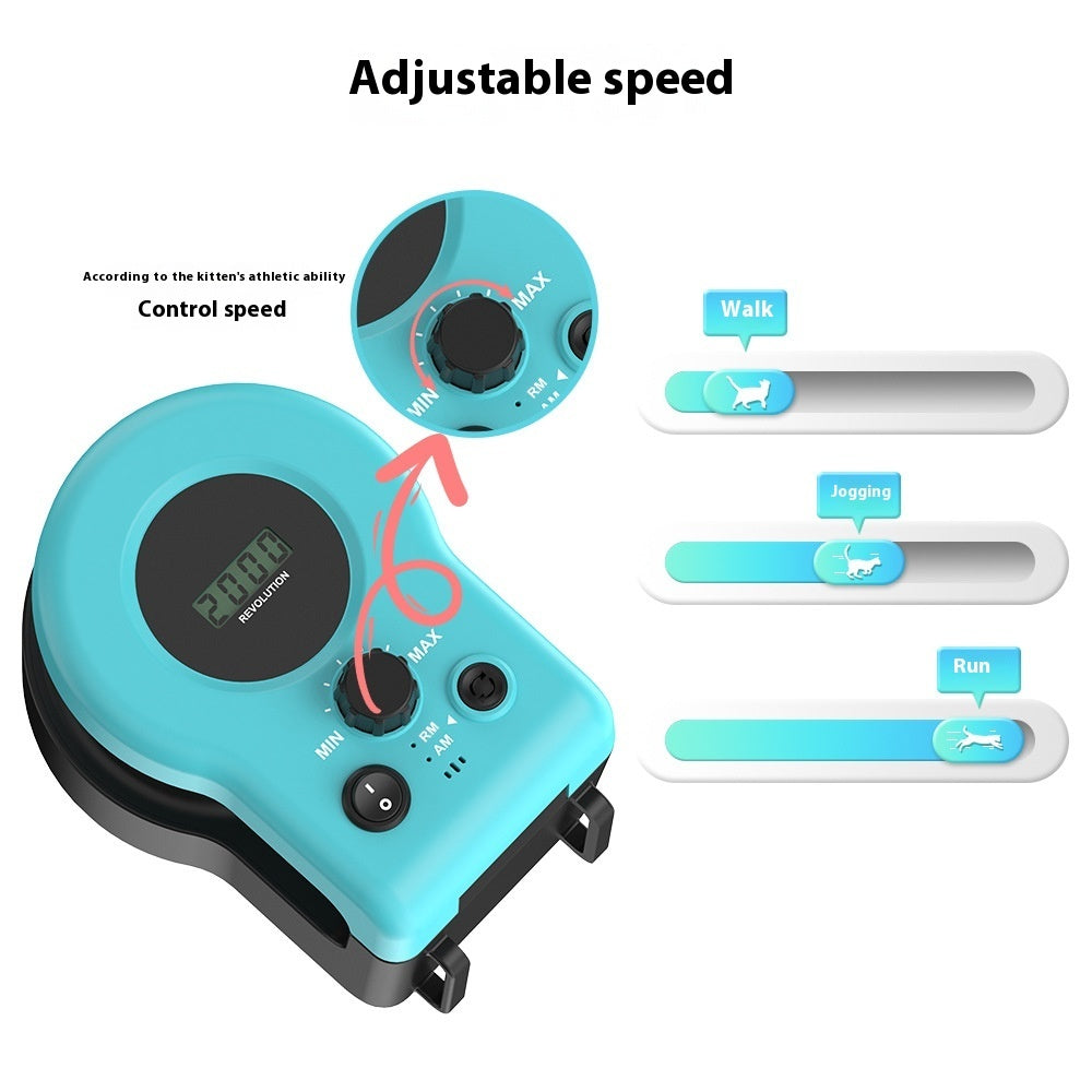 Remote control cat toy encouraging physical activity and engagement