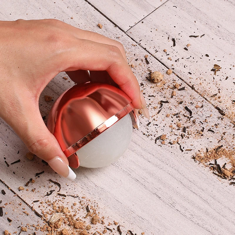 Rose gold Reusable sticky gel lint remover designed for clothes and upholstery