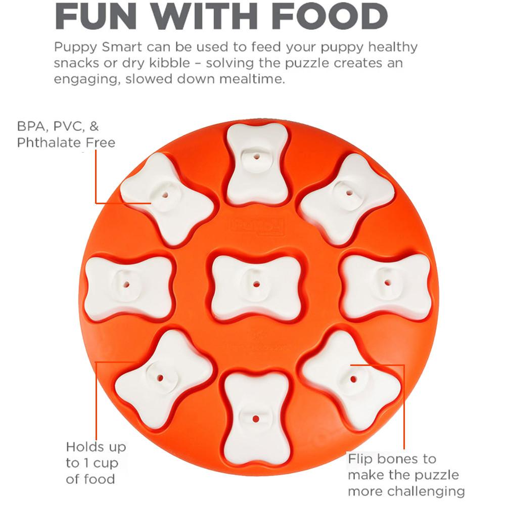 Dog Puzzle Toy – Interactive IQ Training Food Dispenser for Puppies & Medium Dogs | Slow Feeder Bowl & Mental Stimulation Game