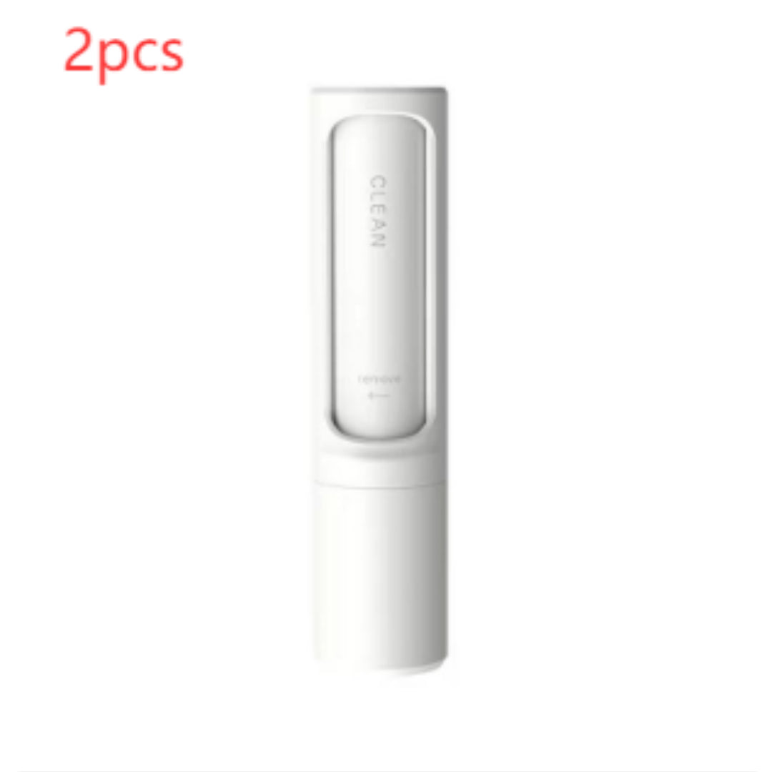 2-in-1 Reusable Pet Hair Remover Brush – Self-Cleaning Lint Roller for Dog & Cat Fur