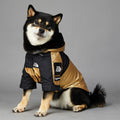 North-Face style large dog raincoat for wet weather walks